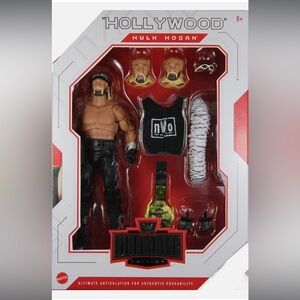 WWE Hulk Hogan Action Figure Set toy Barbie Hollywood wrestling party gifts wcw